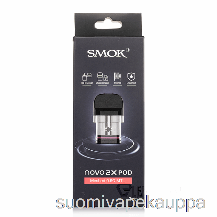 Vape Suomi Smok Novo 2x Vaihtokotelot 0,6ohm Meshed Mtl